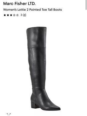 Marc Fisher Lottie knee high boots -size 7 NEW!